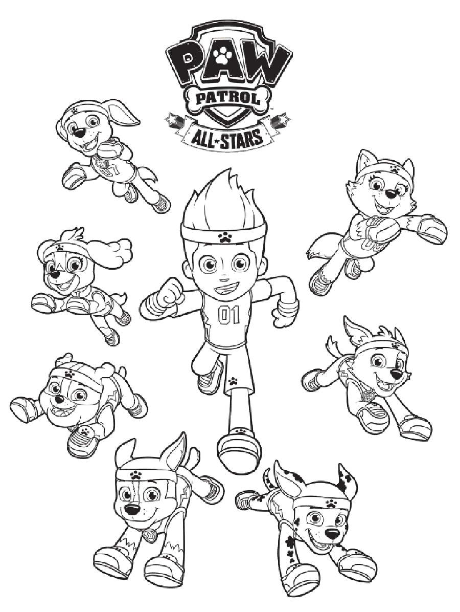 Sticker macerie di paw patrol